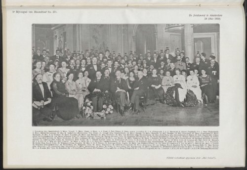 le Bijvoegsel van Maandblad No. 271. De feestavond te Amsterdam ...