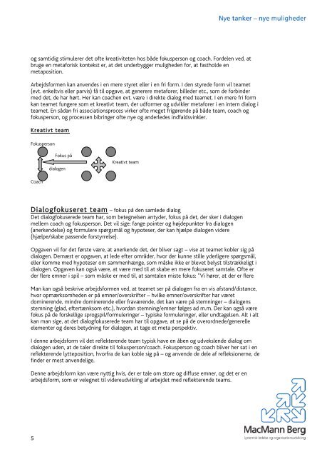 Reflekterende teams - MacMann Berg