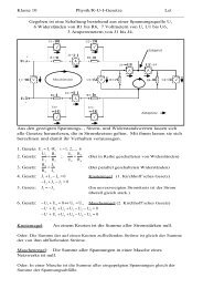 Klasse 10 Physik/R-U-I-Gesetze Let Gegeben ist eine Schal