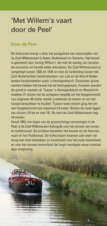 'Met Willem's vaart door de Peel' - Stichting GPSwalking.nl