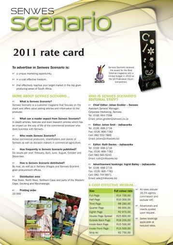 SENWES scenario