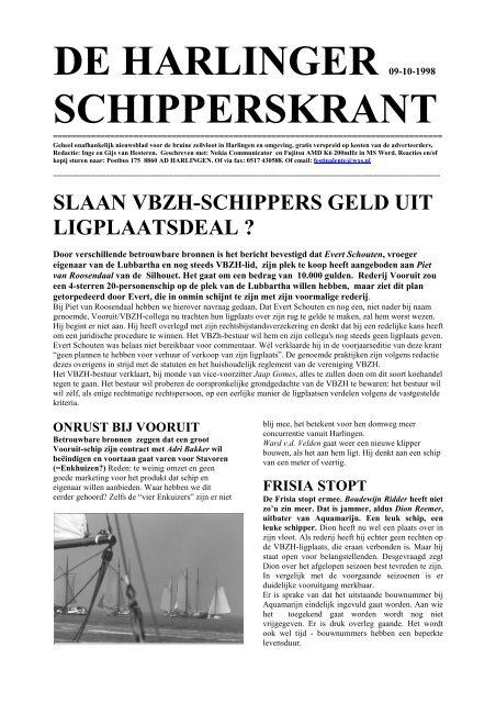 files/harlinger schipperskrant.pdf - Festina Lente