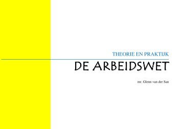 Theorie en praktijk. De Arbeidswet 2012 - Gov.sr