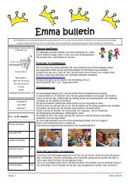 Emma bulletin - Scholengroep Veluwezoom
