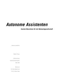 Autonome Assistenten Soziale Maschinen für die - Asamnet