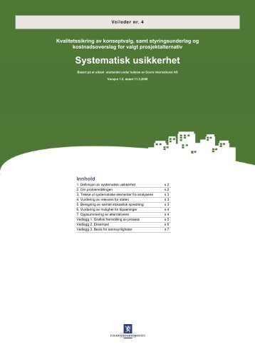 Veileder nr 4 Systematisk usikkerhet 11_3_2008 - Concept