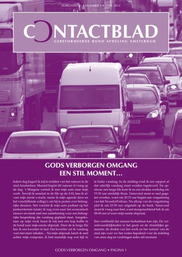 gods verborgen omgang een stil moment… - Noorderkerk Amsterdam