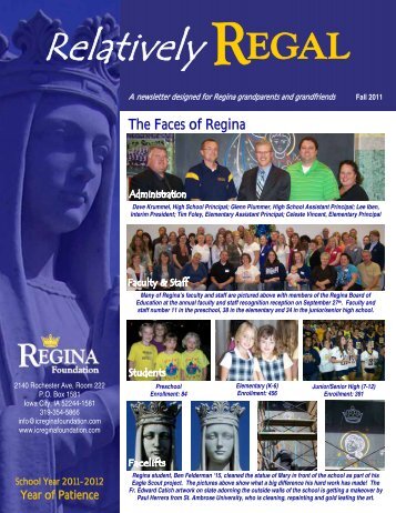 Fall 2011 - Regina Foundation