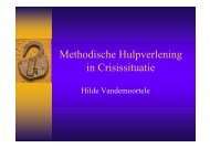 Methodische Hulpverlening in Crisissituatie - Orpadt