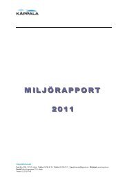Miljörapport 2011 771 Kb - Käppalaförbundet