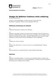 Stadgar för Stiftelsen Vadstena slotts möblering (pdf 44 kB)