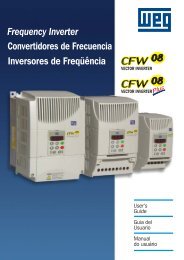 VECTOR INVERTER VECTOR INVERTER - WEG