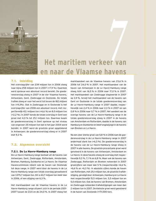 Jaaroverzicht Vlaamse havens 2007 - VNSC Communicatie