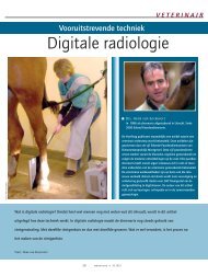 Digitale radiologie - Dierenartsenpraktijk Moergestel