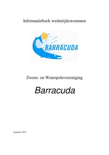 informatieboekje - Van Vliet Barracuda