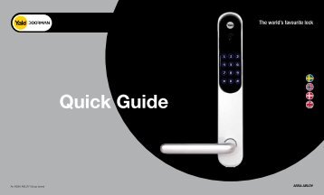 Quick Guide för att komma igång - Yale