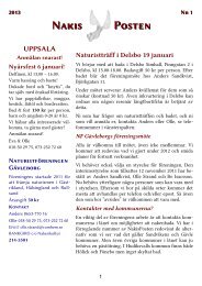Nakisposten 1/2013 - Naturisten