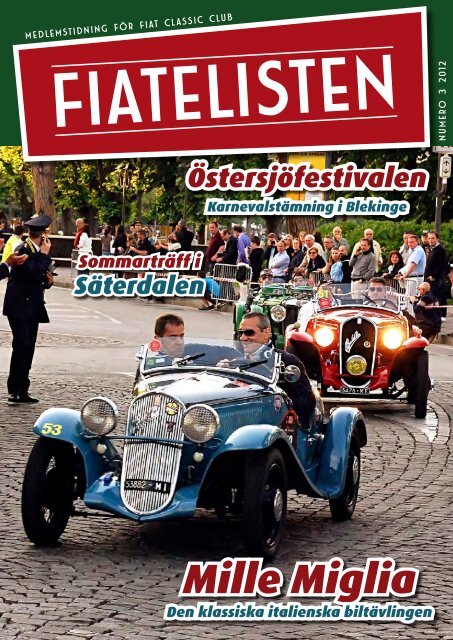 Fiatelisten nr. 3-12 - Fiat Classic Club