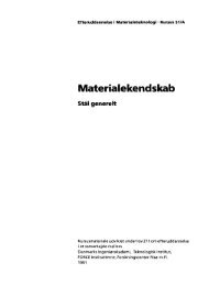 Materialekendskab. Stål generelt. - Materials.dk