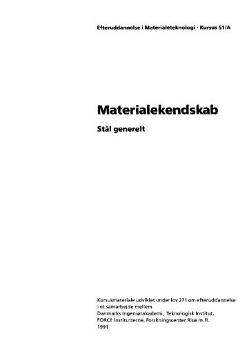 Materialekendskab. Stål generelt. - Materials.dk