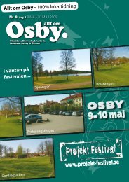 Allt om Osby - 100% lokaltidning