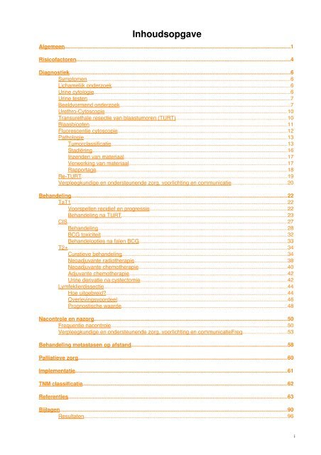 Urotheelcelcarcinoom - Med-Info