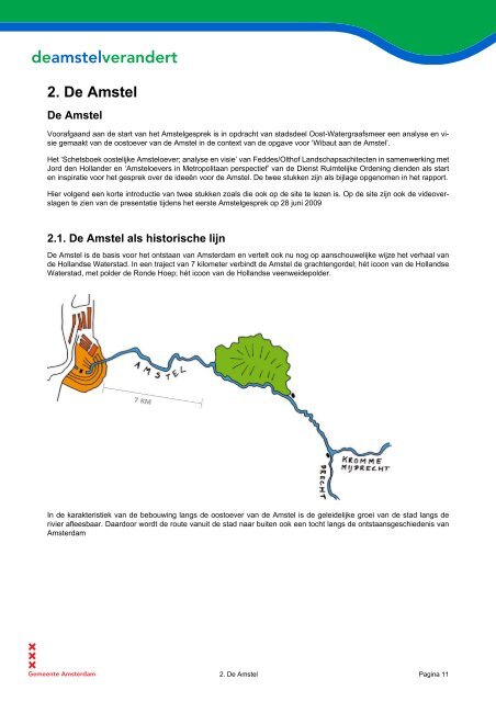Rapport Amstelgesprek 2009 - Wibaut aan de Amstel