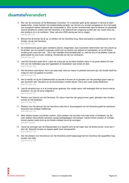 Rapport Amstelgesprek 2009 - Wibaut aan de Amstel