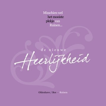 Brochure - De Nieuwe Heerlijkheid