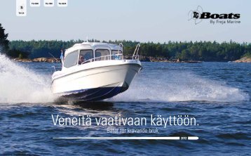 Veneitä vaativaan käyttöön. - TG-Boat