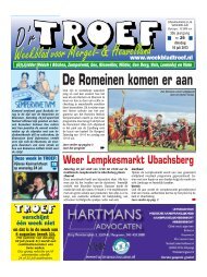 Weekblad voor Mergel- & Heuvelland - weekbladtroef.nl