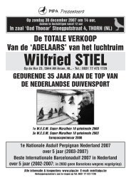 Voor uitgebreide informatie over de Stiel duiven zoals referenties en ...