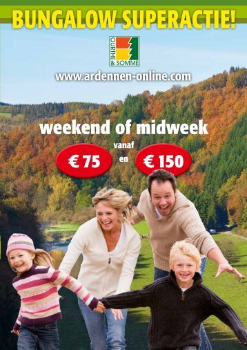 BUNGALOW SUPERACTIE! - Ardennen Online