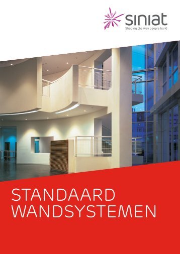 Standaard Wandsystemen Siniat