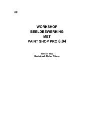 workshop beeldbewerking met paint shop pro 8.04 - Fontys ...