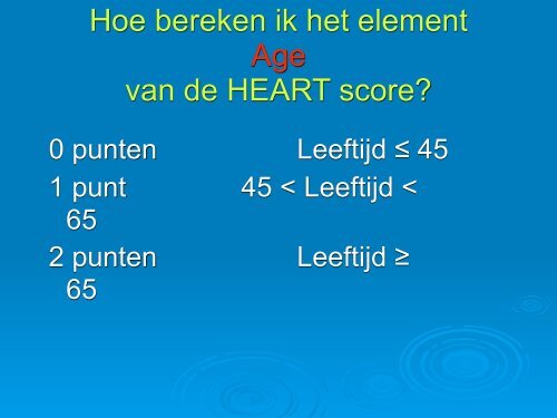 NVH Congress 2011 Presentation - HEART Score