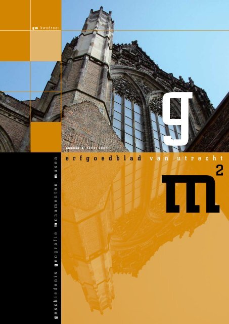 nummer 3 herfst 2007 - Erfgoed Utrecht