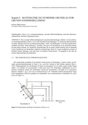 Kapitel 5 MATEMATISK OG NUMERISK GRUNDLAG FOR ...