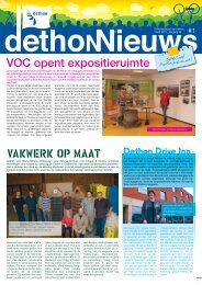 VOC opent expositieruimte Vakwerk op maat - Dethon