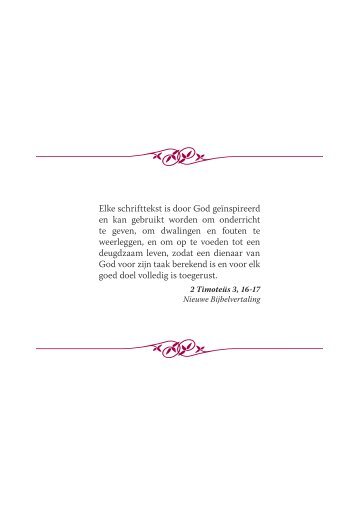 Inleiding - Vlaams Bijbelgenootschap