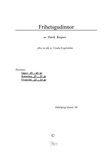 Frihetsgudinnor - Patrik Bergner