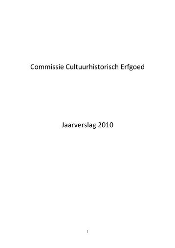 jaarverslag 2010 CHE definitief.pdf - De gemeente Oude IJsselstreek