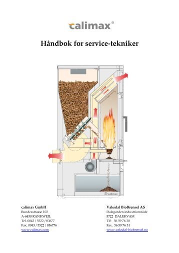 Håndbok for service-tekniker - Vaksdal Biobrensel AS