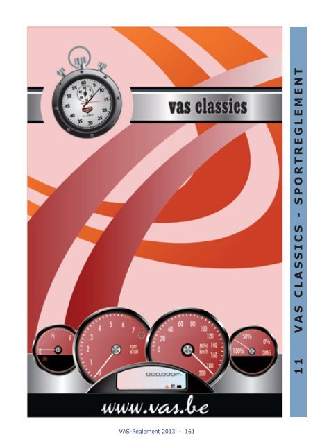 11 VAS CLASSICS - SPORTREGLEMENT