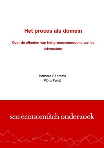 Het proces als domein - SEO Economisch Onderzoek