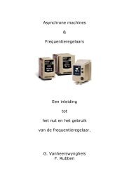 Asynchrone machines & Frequentieregelaars Een inleiding tot het ...