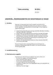 Tukes-anvisning S6-2011 UNDERHÅLL, ÄNDRINGSARBETEN ...