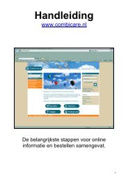 Handleiding - CombiCare