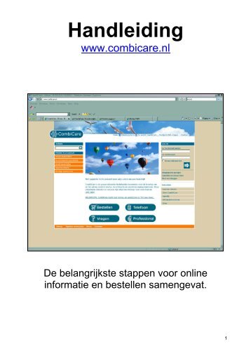 Handleiding - CombiCare