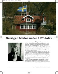 Sverige i baklås under 1970-talet